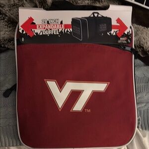 VT Maroon Expandable Duffel Bag